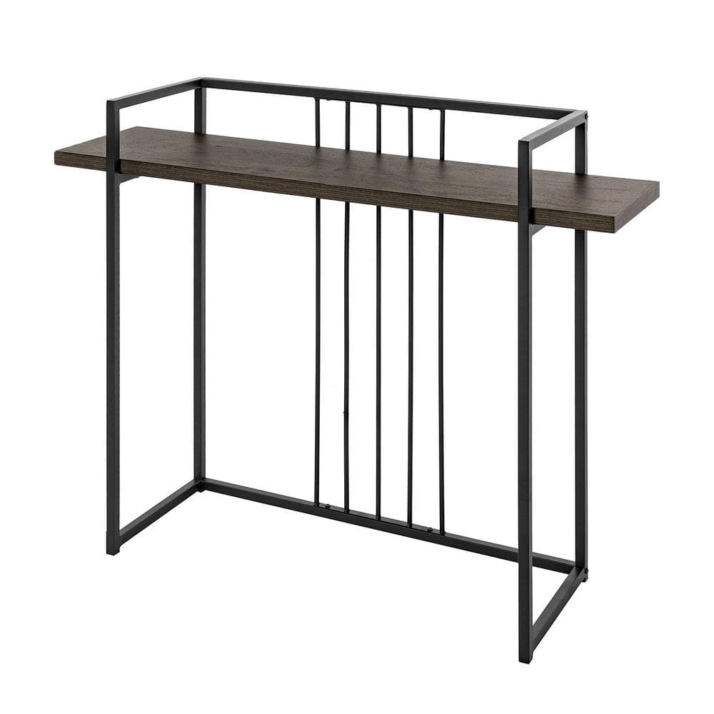 Set of 1, Zen 47.2 in. Brown Rectangular MDF Console Table
