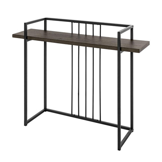 Set of 1, Zen 47.2 in. Brown Rectangular MDF Console Table