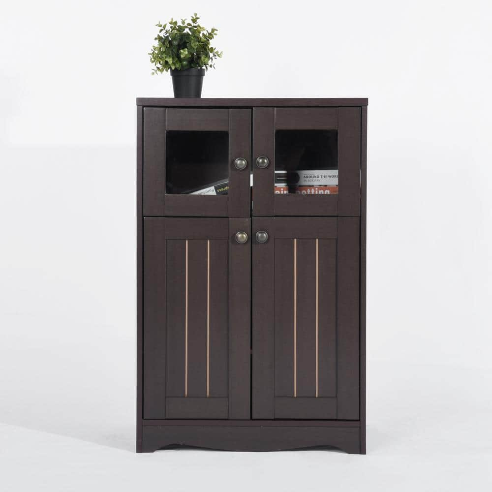 Set of 21, THANOES 35.8 in. H Storage Cabinet with Ample Storage