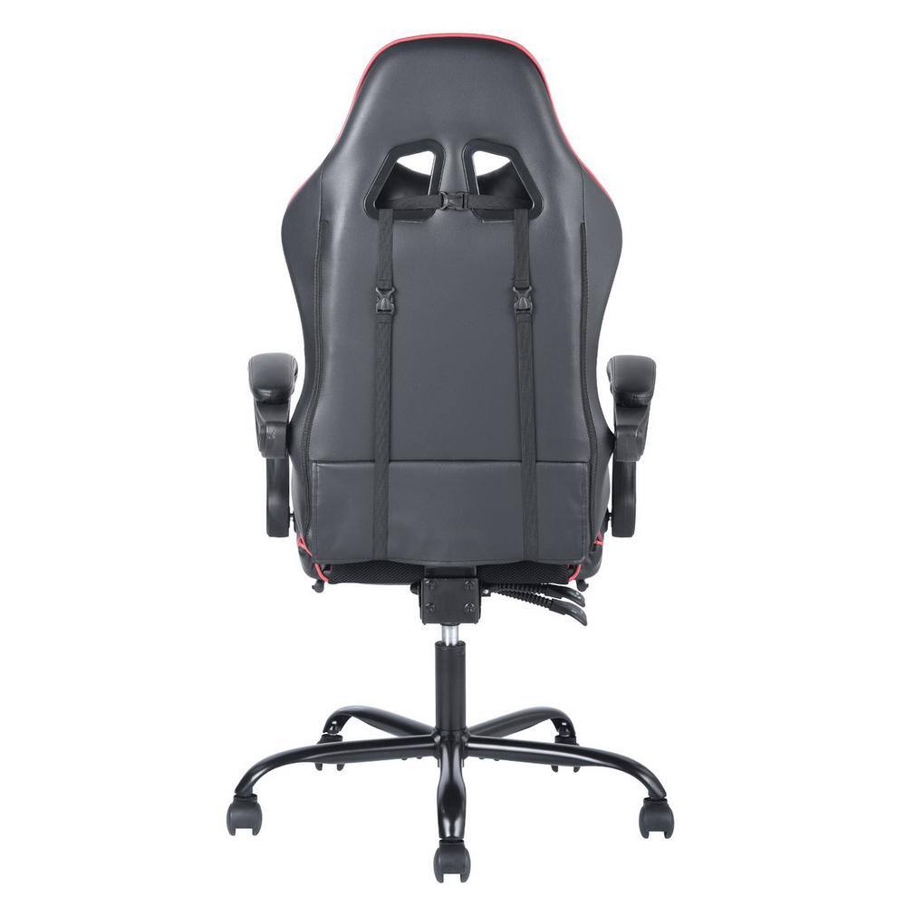 Set of 12, Attic Black Red Ergonomic Video Gaming Chair
