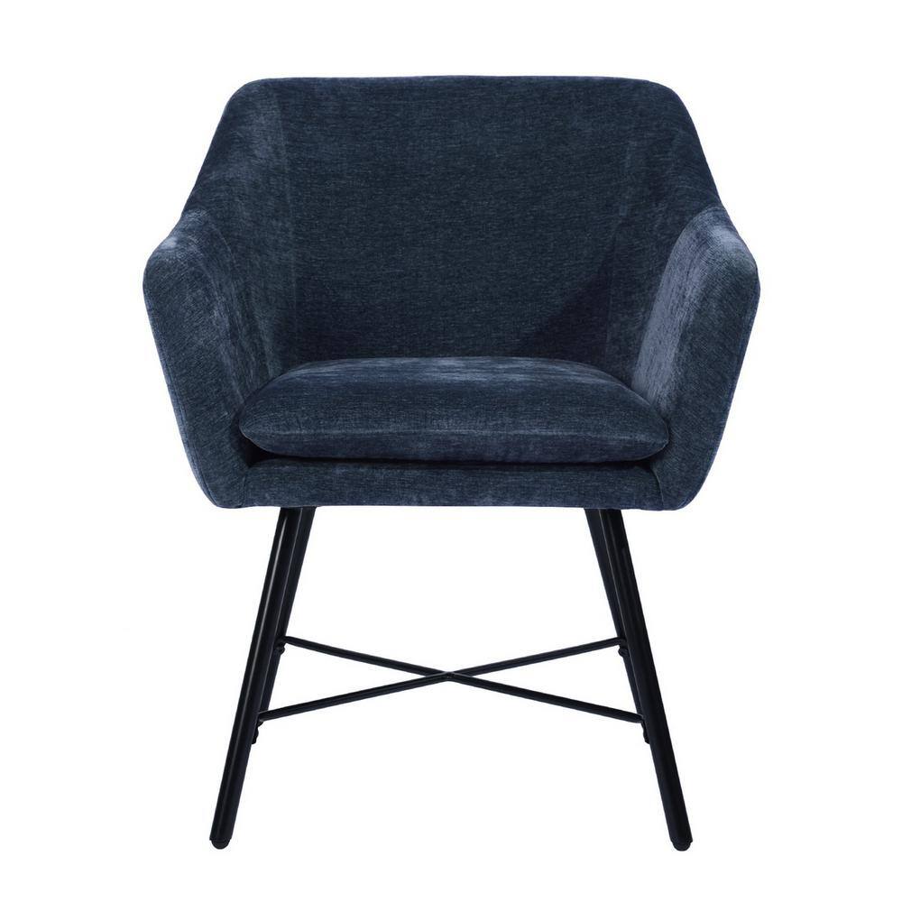 Set of 12, Rekik Dark Blue Armchair