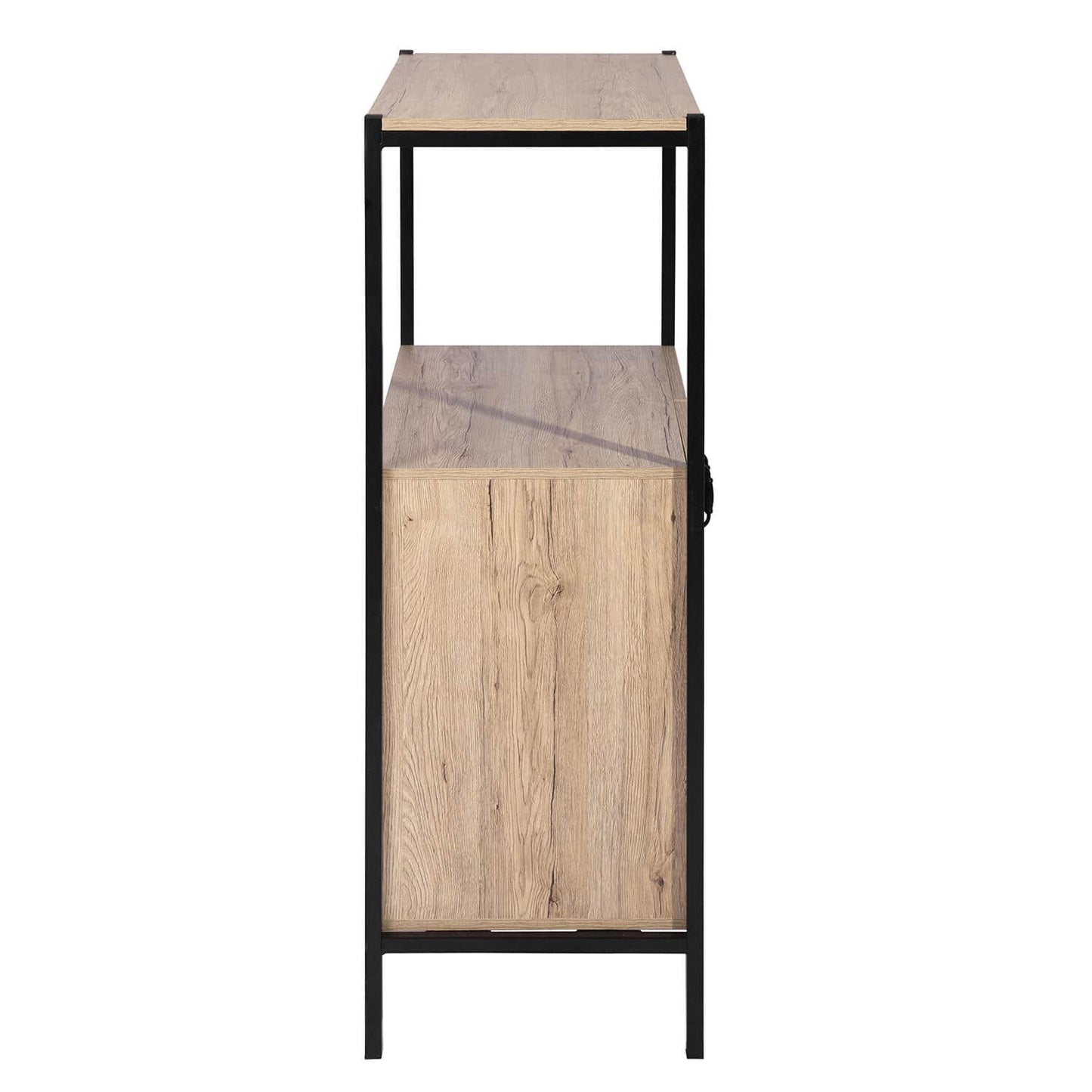 Set of 13, Bebou 47.4 in. Brown Wood 1-Shelf Side Board