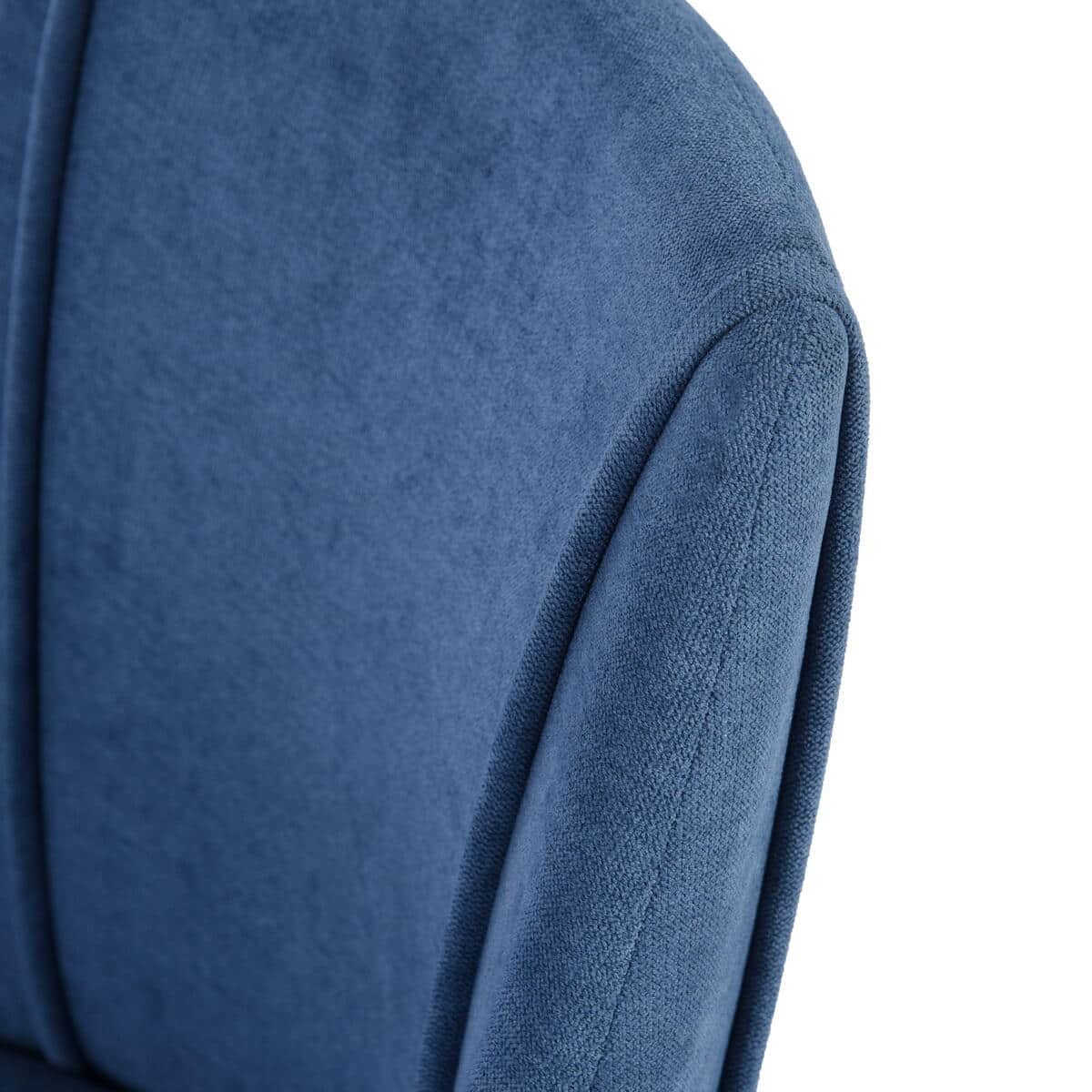 Set of 22, Smeg Dining Chair - Velvet Dark Blue with