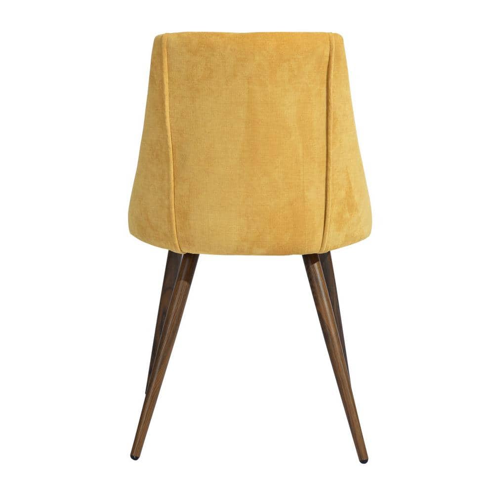 Set of 22, Smeg Dining Chair - Velvet Yellow