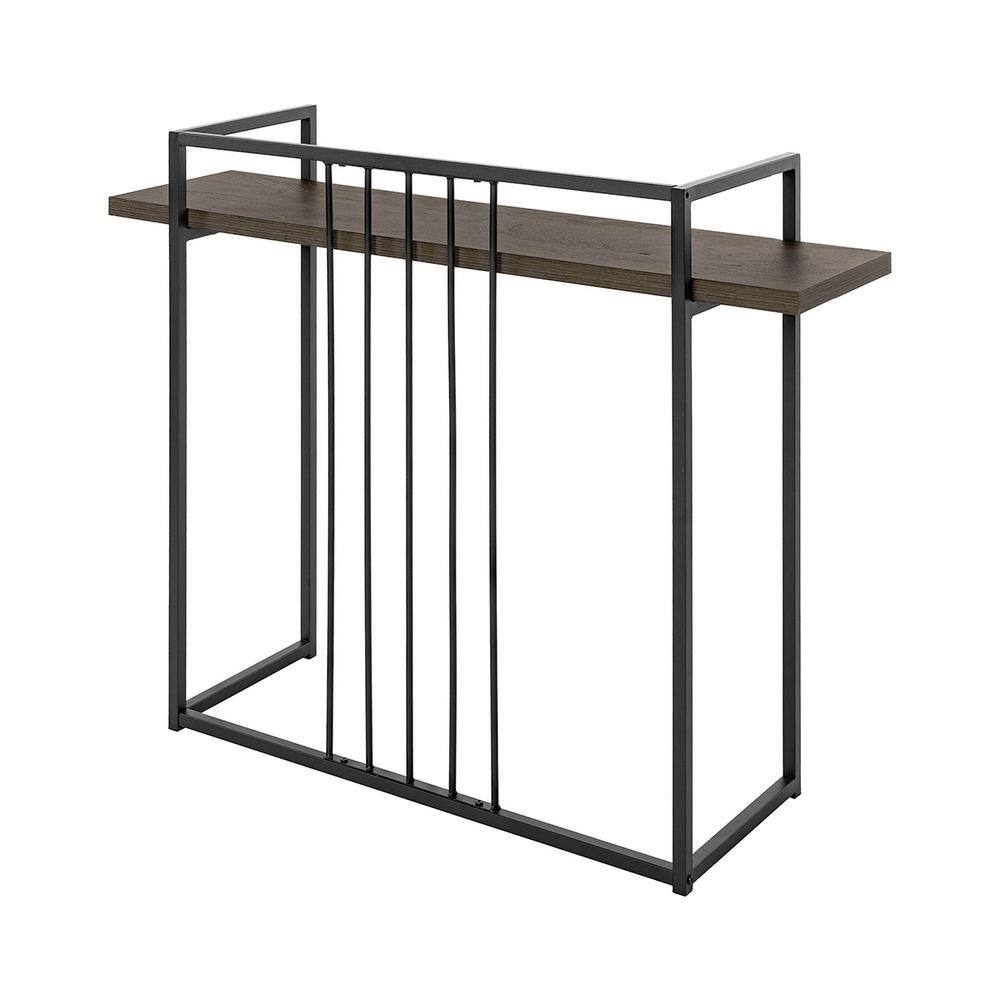 Set of 26, Zen 47.2 in. Brown Rectangular MDF Console Table