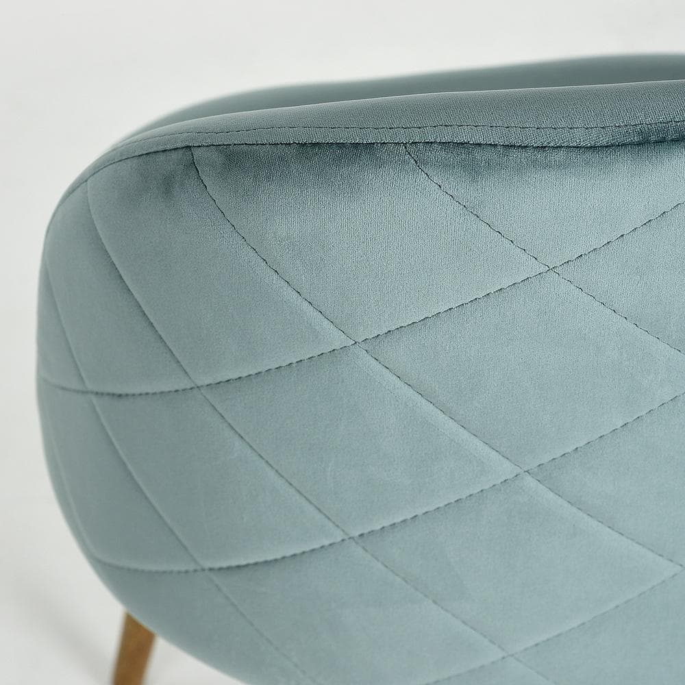 Set of 13, Zomba Dining Chair - Velvet Aqua