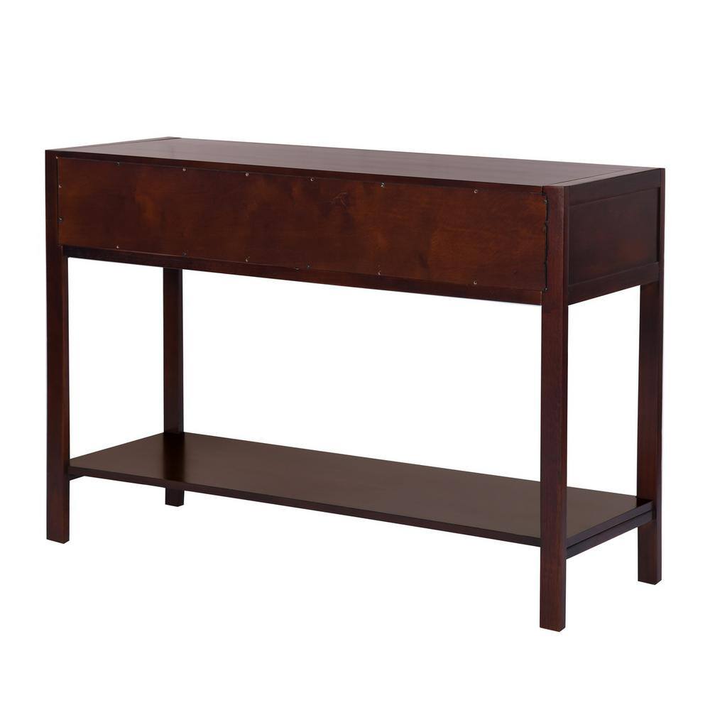 Bianca 44.3 in. Brown Rectangle Manufactured Wood Console Table