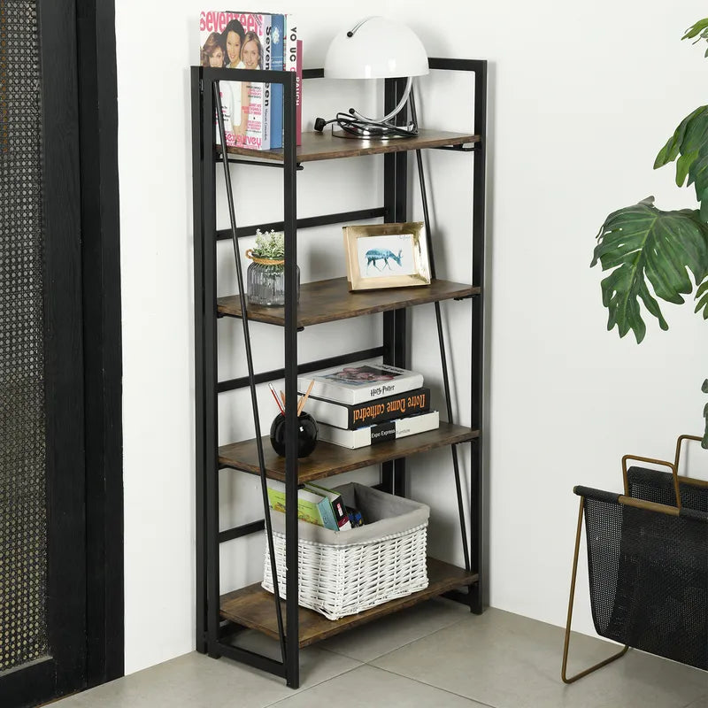 Set of 19, Backer Shelves - Beech Mdf with Black Metal Frame