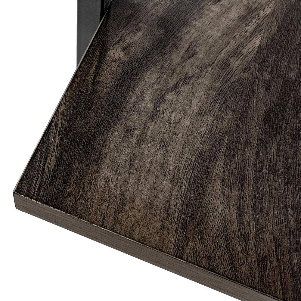 Set of 26, Zen 47.2 in. Brown Rectangular MDF Console Table