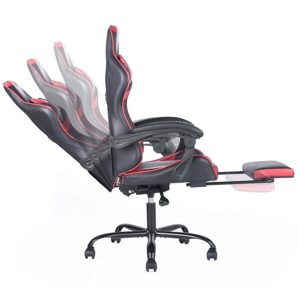 Attic Black Red Ergonomic Video Gaming Chair