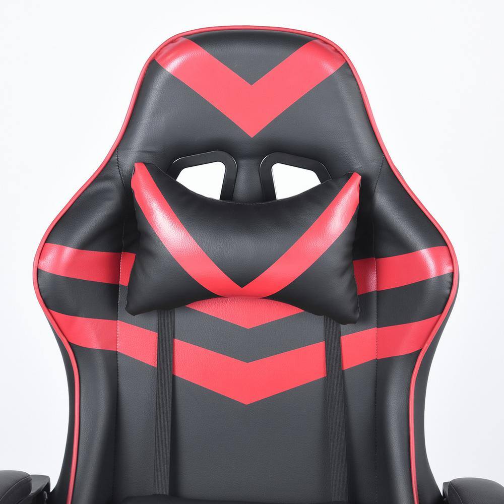 Attic Black Red Ergonomic Video Gaming Chair