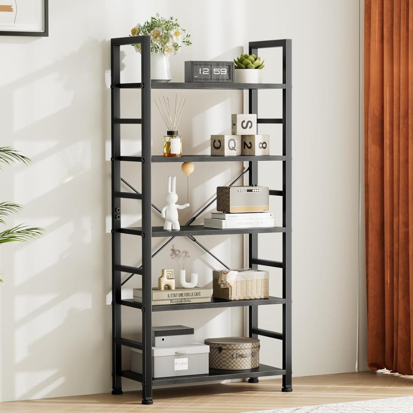 FetiNes - 5 Tier Book Shelf