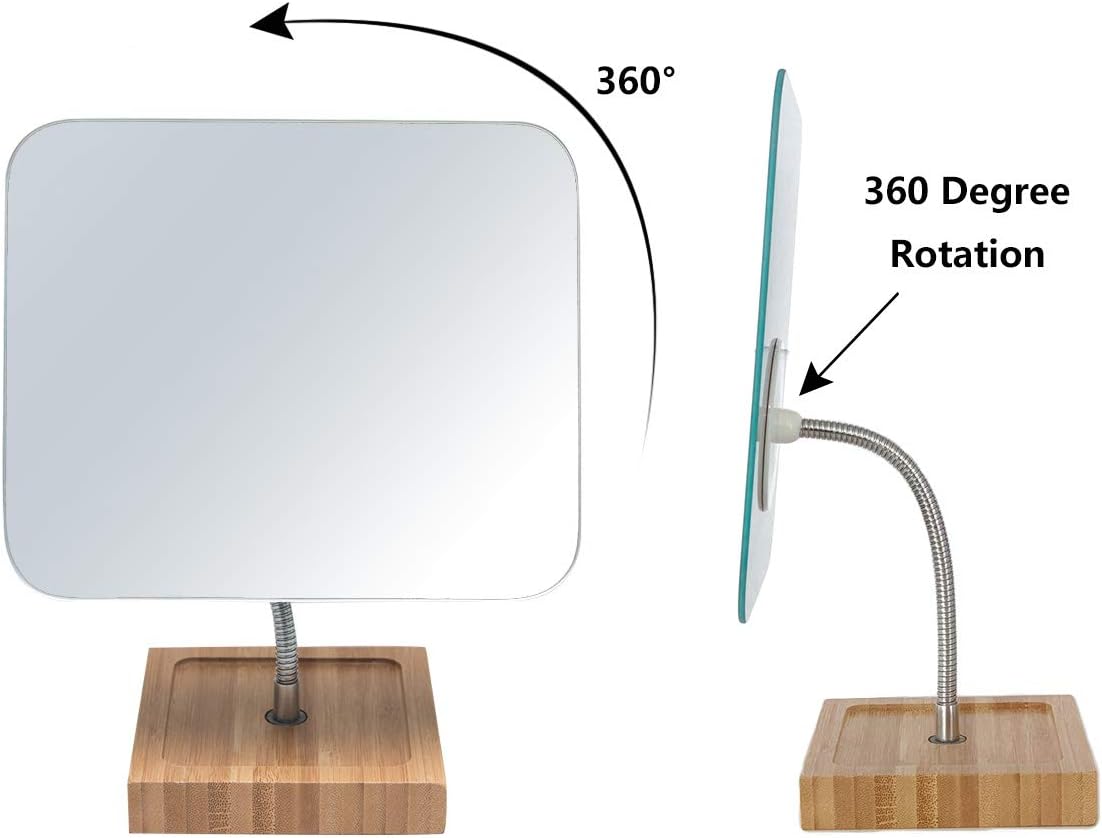 FetiNes 360°Rotation 8" Vanity Makeup Mirror