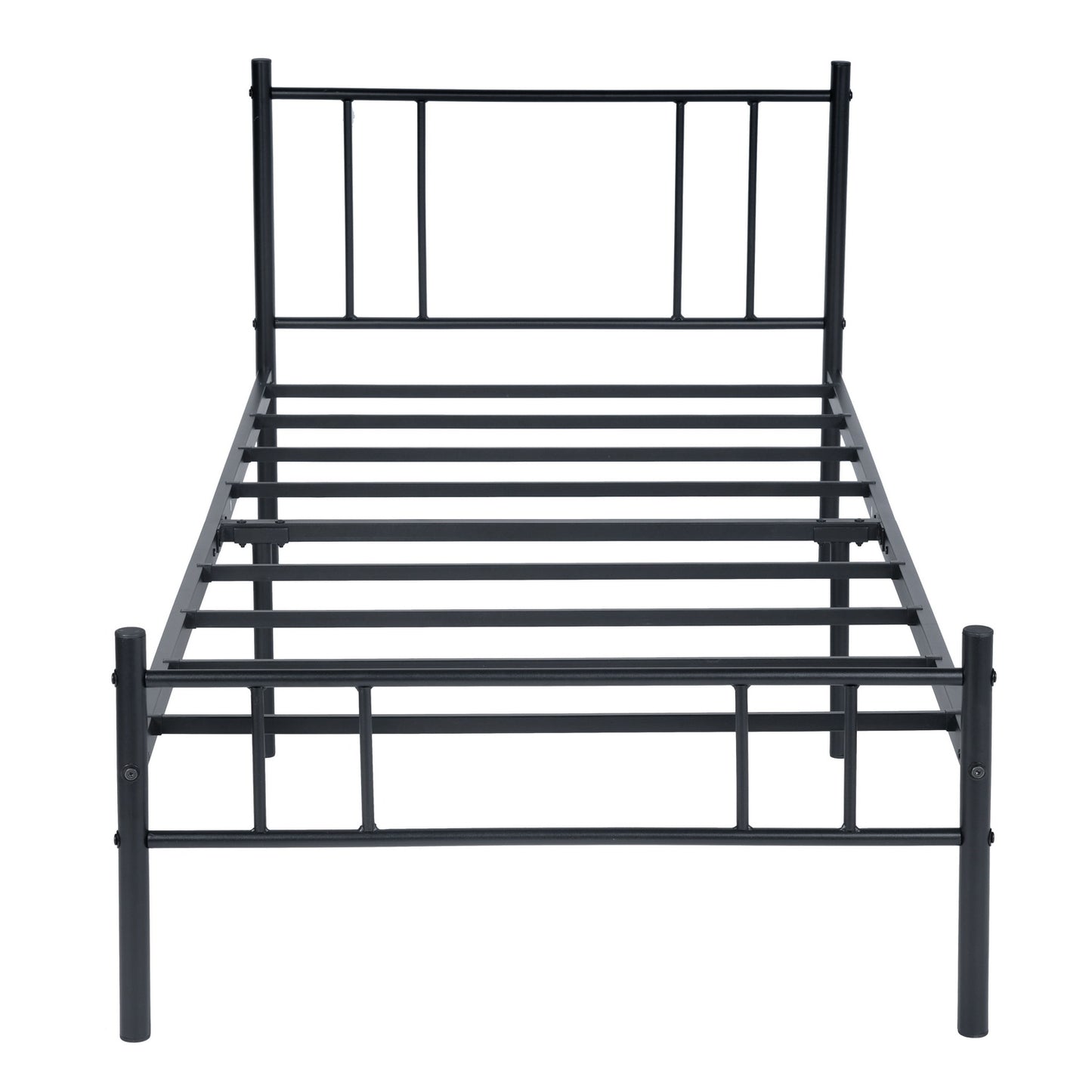 FetiNes Metal Single Bed Frame - Black