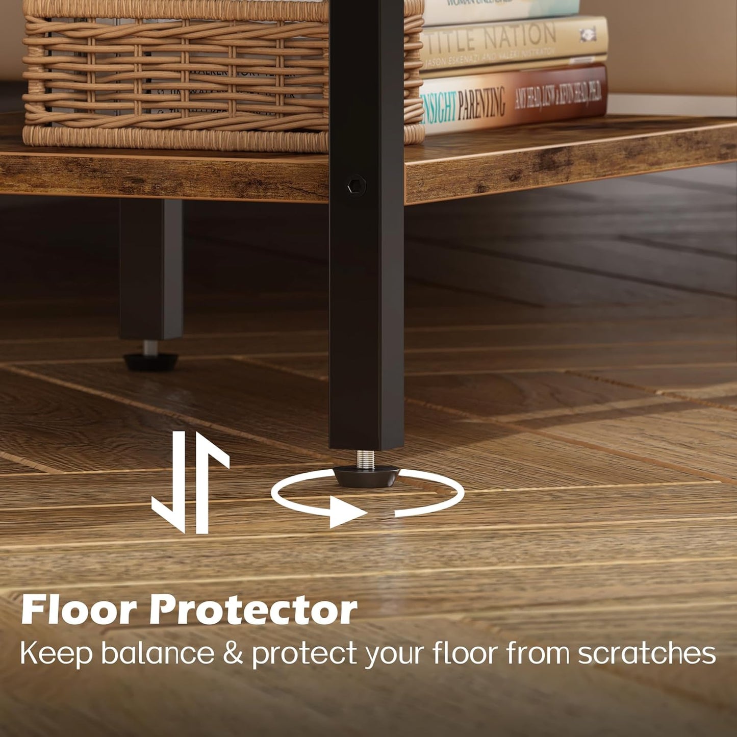 FetiNes Nightstand with Charging Station