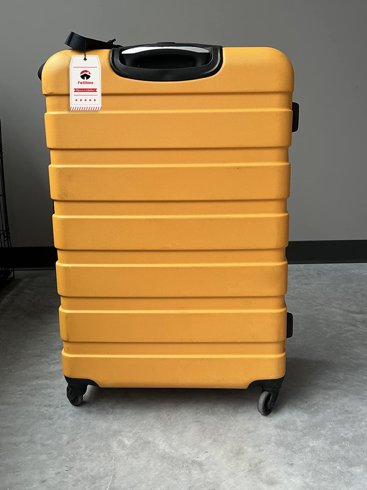 FETINES Suitcase Spinner -yellow-3 piece set(20in24in28in)