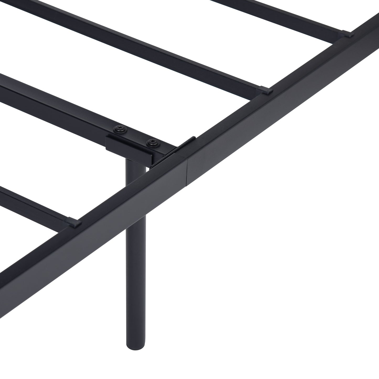 FetiNes Metal Single Bed Frame - Black