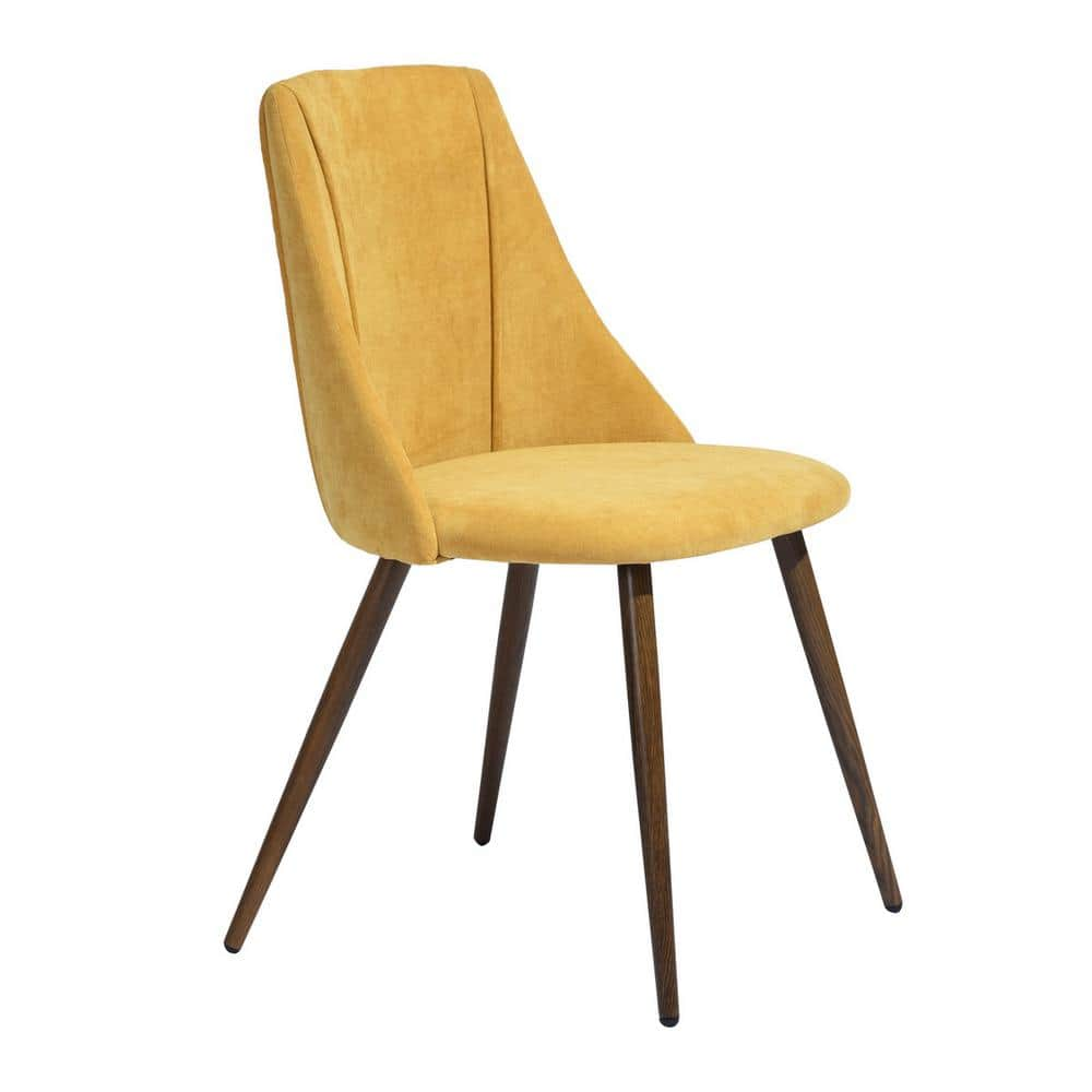 Set of 22, Smeg Dining Chair - Velvet Yellow