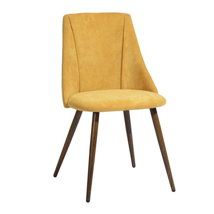 Set of 22, Smeg Dining Chair - Velvet Yellow