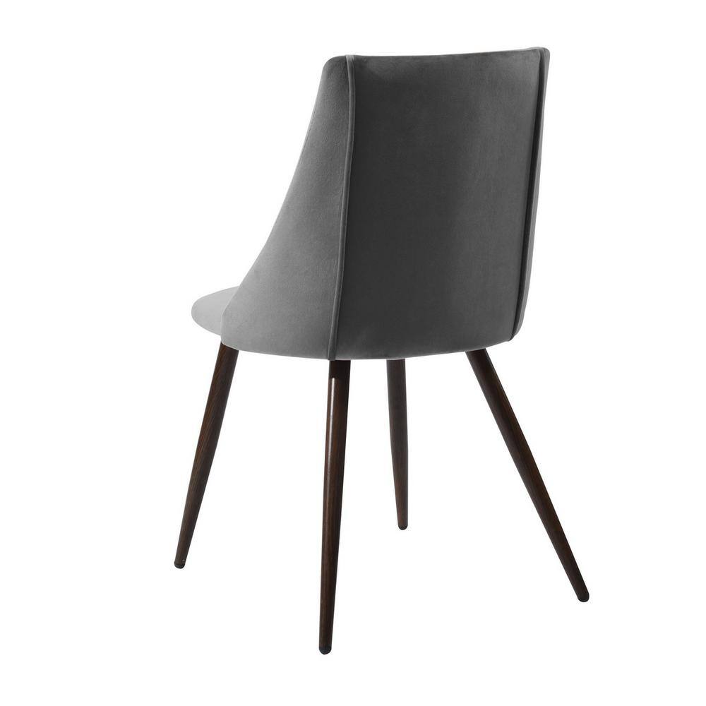 Set of 22, Smeg Dining Chair - Velvet Grey