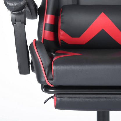 Set of 12, Attic Black Red Ergonomic Video Gaming Chair