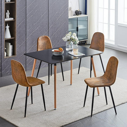 EGGREE 4-Piece Upholstered Dining Chairs Set