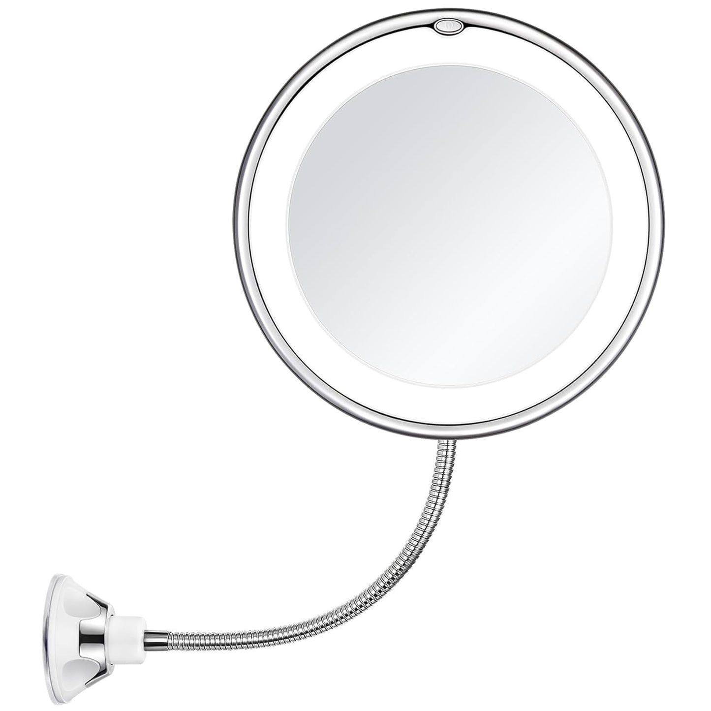 FetiNes 6.8" 10x Magnification LED Lighted Makeup Mirror