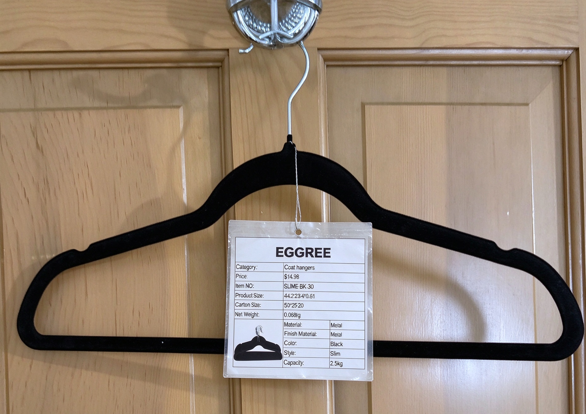 EGGREE 30-Pack Slim Non-Slip Suit Hangers