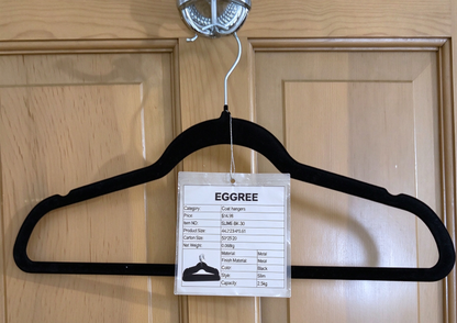 EGGREE 30-Pack Slim Non-Slip Suit Hangers