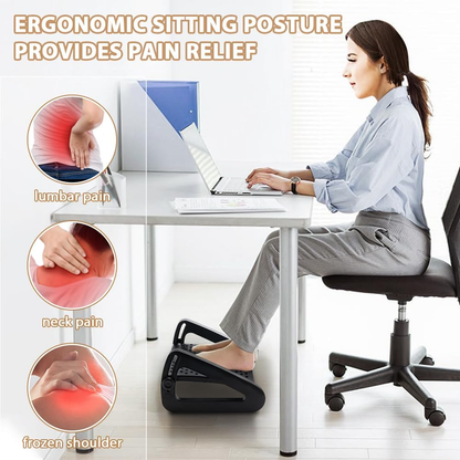 EGGREE 6-Level Height Adjustable Ergonomic Foot Rest Under Desk