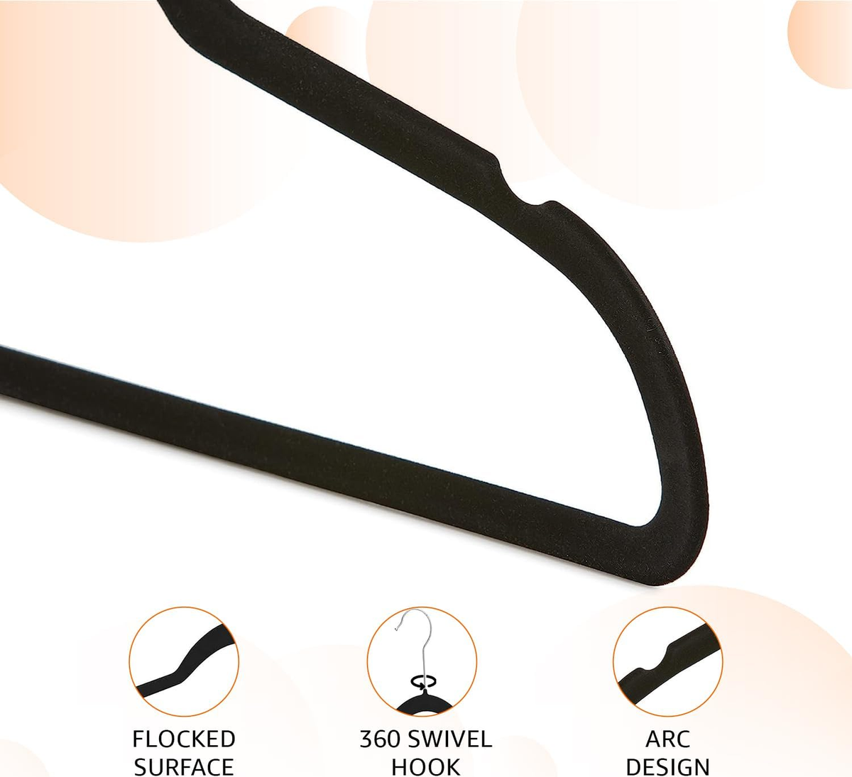 EGGREE 30-Pack Slim Non-Slip Suit Hangers