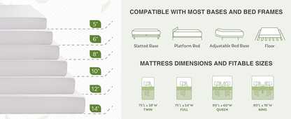 EGGREE King Size Memory Foam Mattress