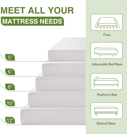 EGGREE King Size Memory Foam Mattress