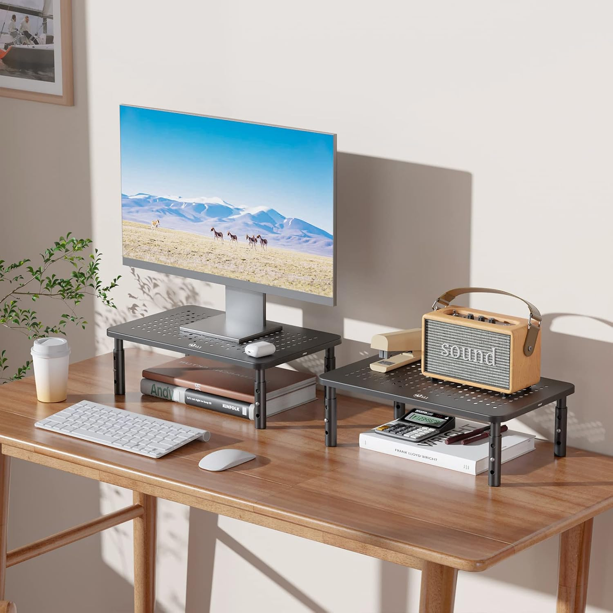EGGREE Adjustable Monitor Stand for Desk