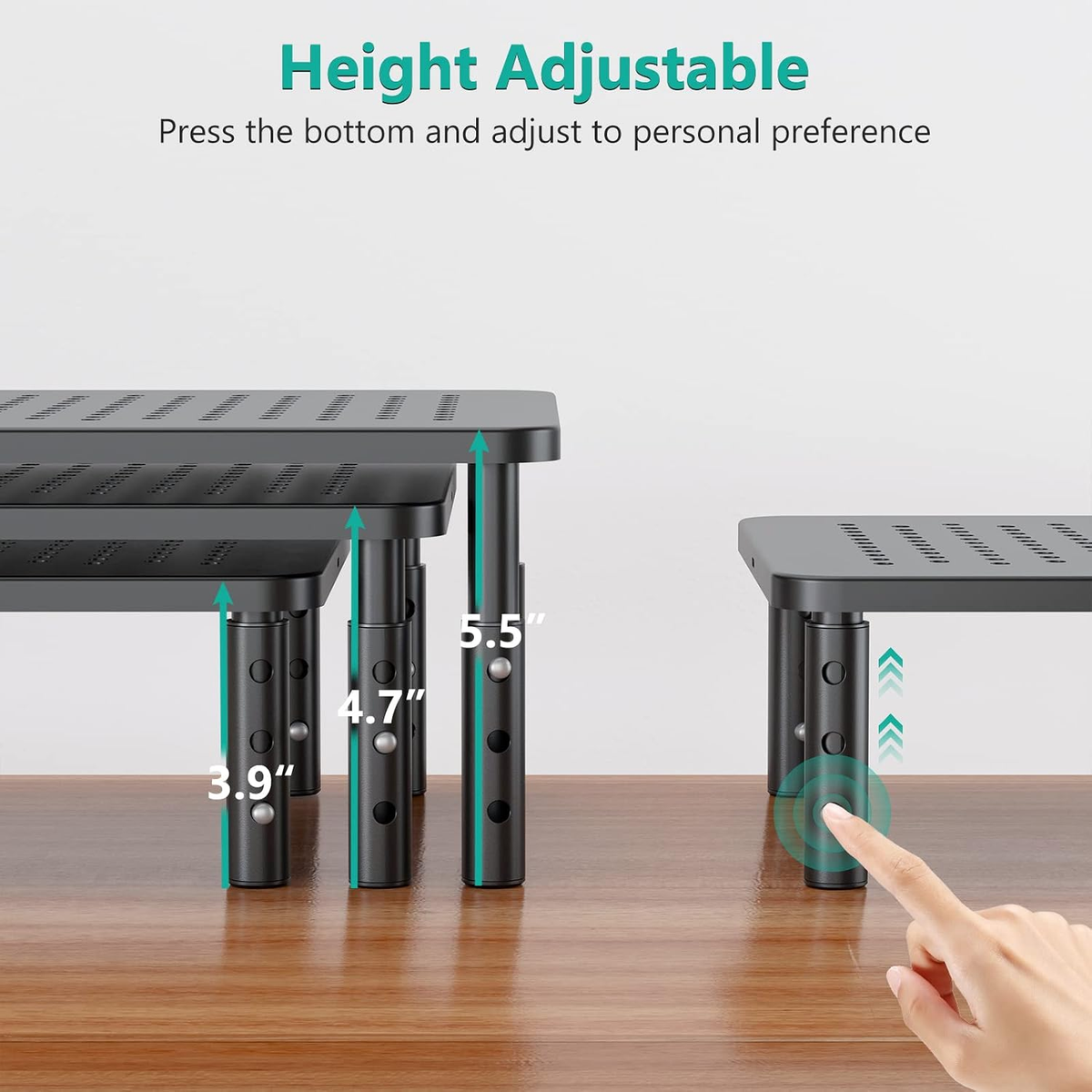 EGGREE Adjustable Monitor Stand for Desk