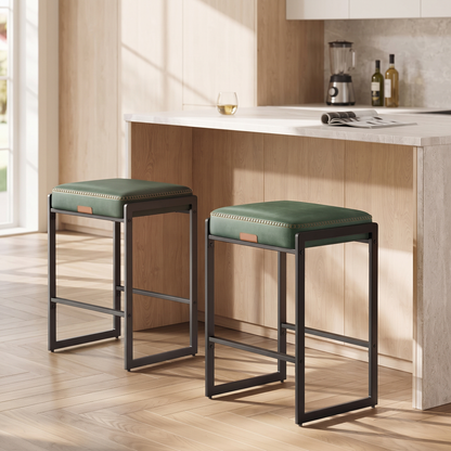 EGGREE Set of 2 Counter Height Bar Stools