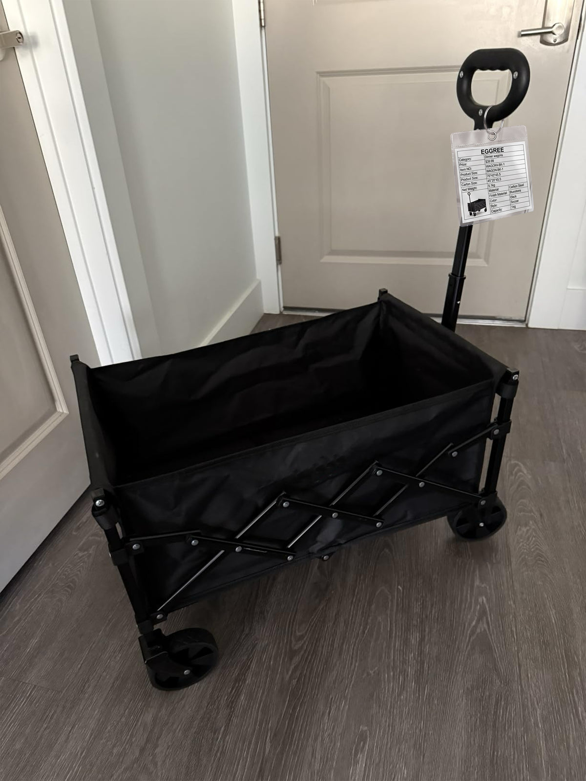 EGGREE Heavy-Duty Folding Wagon Cart