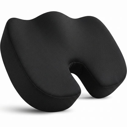 EGGREE Black Memory Foam Seat Cushion